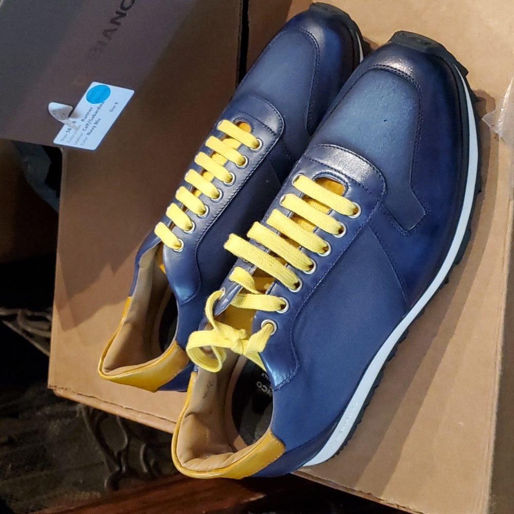 NIB $695 sz 8 men's Di Bianco sneakers